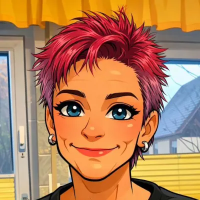 Comicartiges Foto von Anita Ander