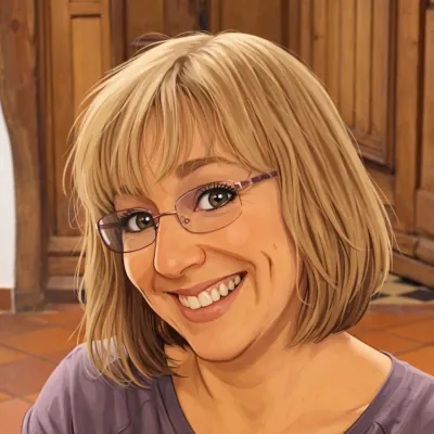 Comicartiges Foto von Marion Turnau