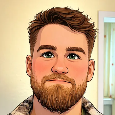 Comicartiges Foto von Paul van der Beck