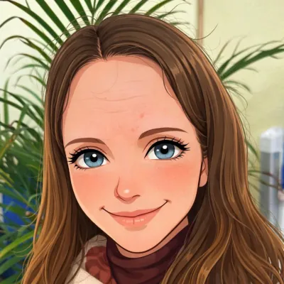 Comicartiges Foto von Rebecca Marx